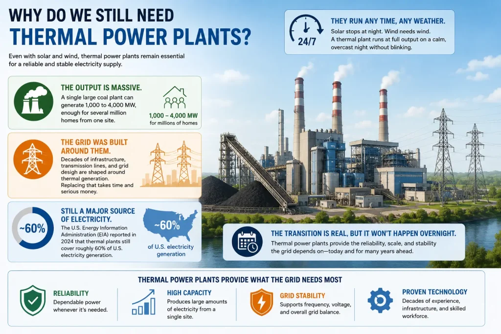 Why Do We Still Need Thermal Power Plants?