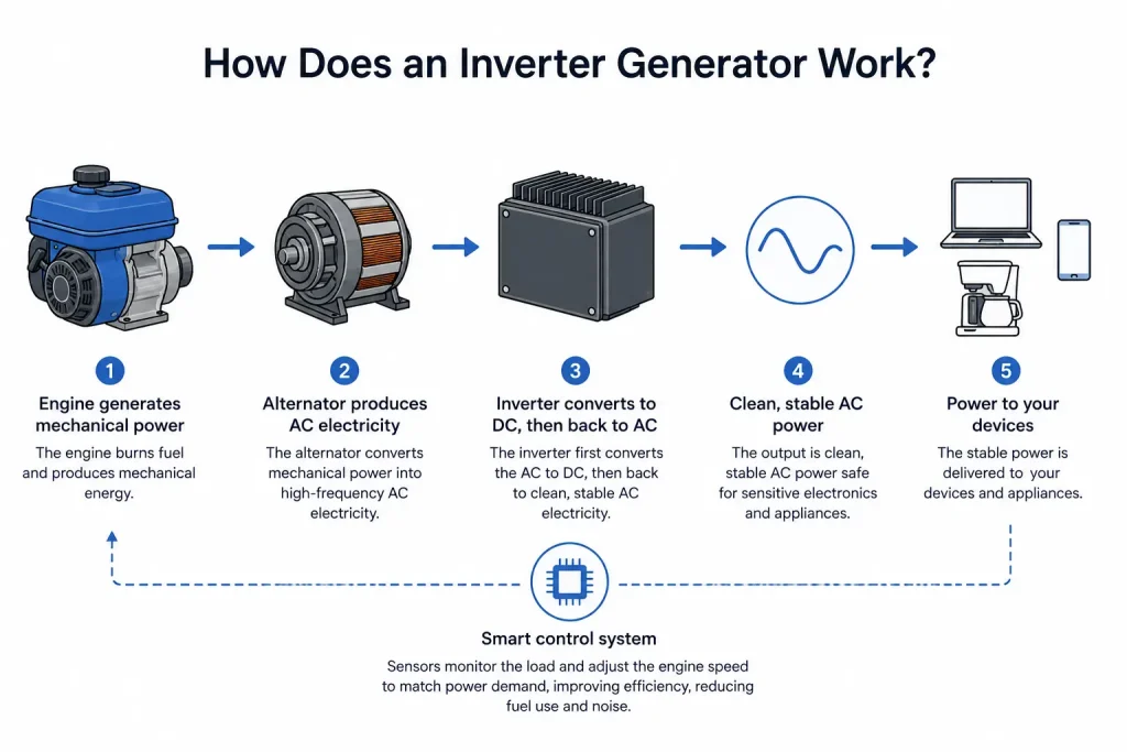 How Does an Inverter Generator Work